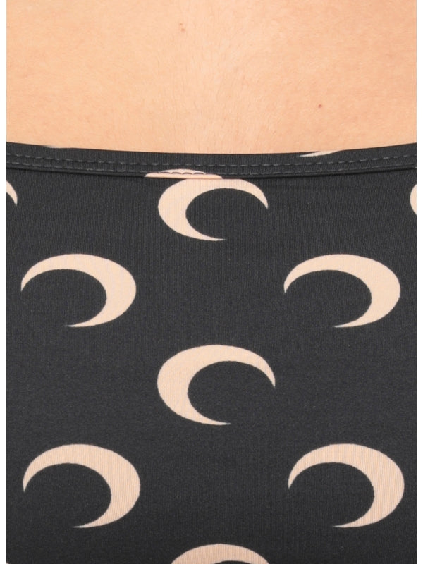 Marine Serre Black Bra & Panties