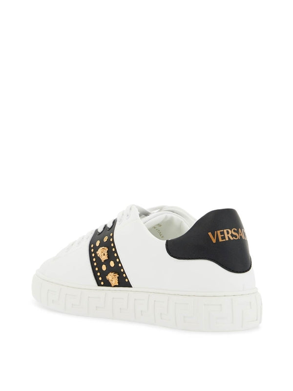 'studded greek sneakers Low Top Sneakers