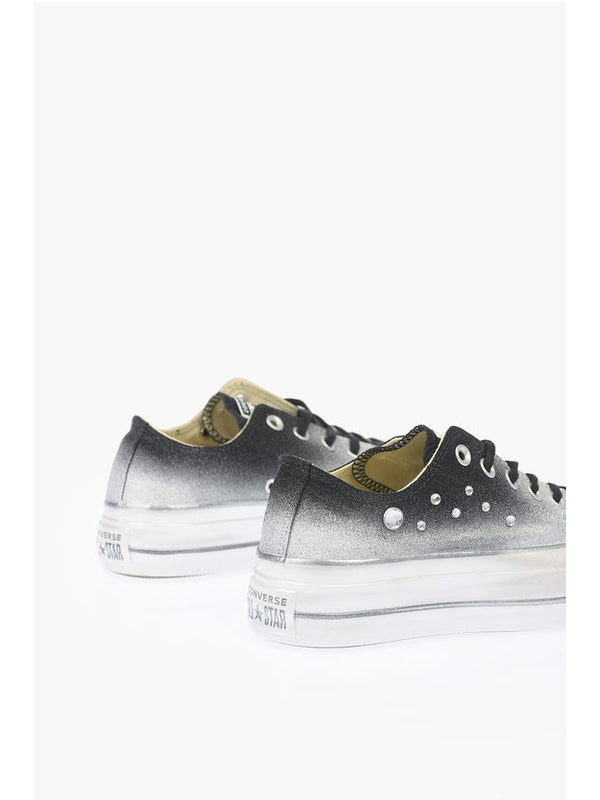 Converse Silver Low Top Sneakers