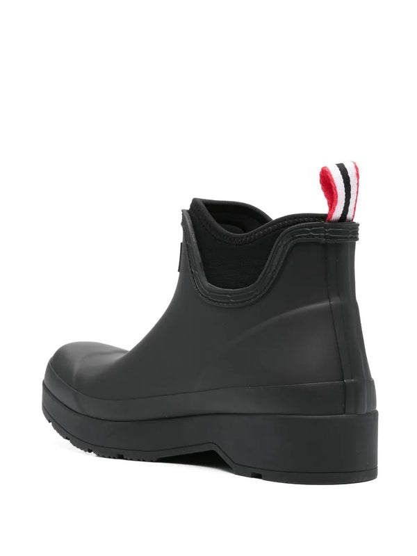 Hunter Black Ankle Boots