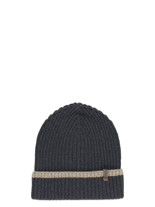 Monili Label Cashmere Beanie