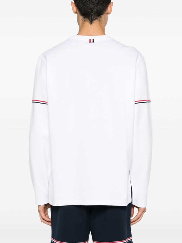 RWB Detail Cotton Long Sleeve Top