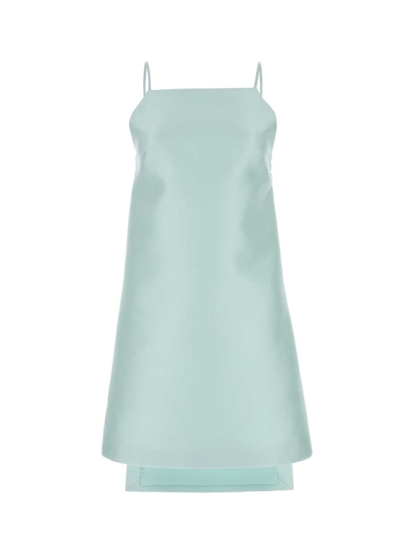 Back Triangle Logo Sleeveless Dress