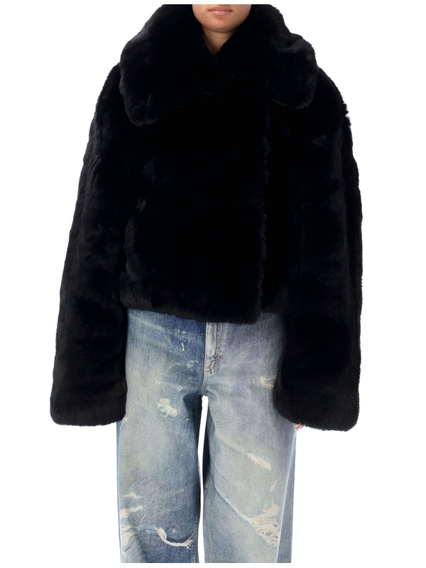 Oversized Fake Shearling Jacket