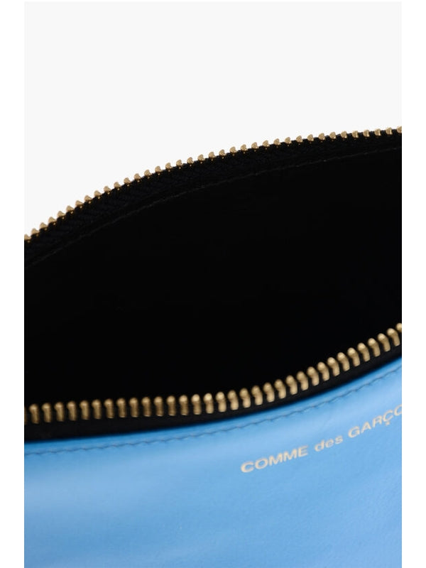 Comme Des Garcons Blue Coin Purses