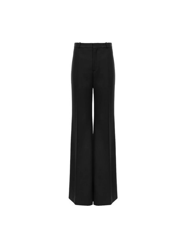 Wool Flare Tailored-fit Pants