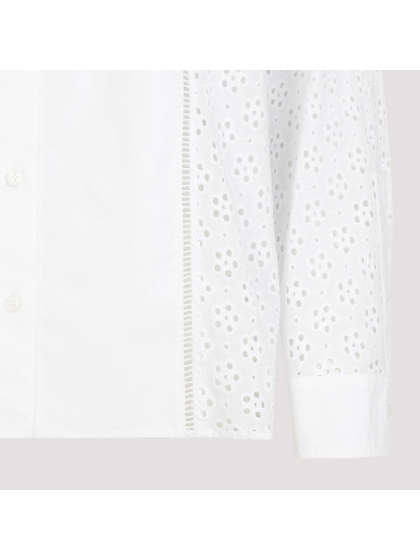 Embroidery Anglaise Double Pocket Shirt