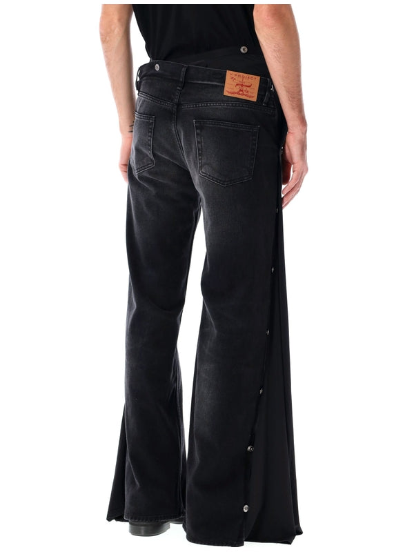 COLLAPSED WAIST JEANS Denim Pants