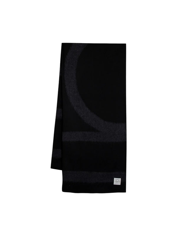 Toteme Black Wool Mufflers