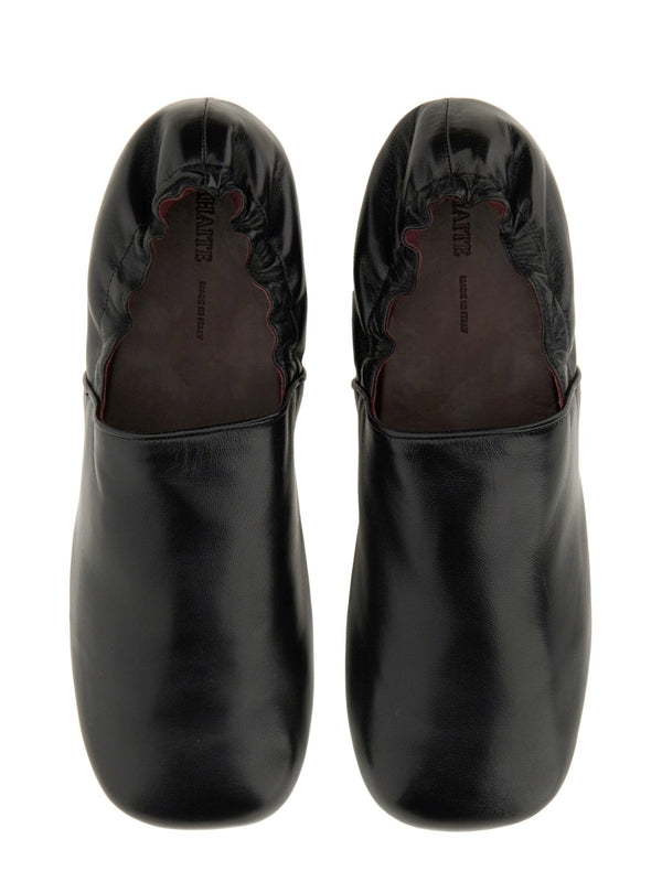 Banks Square-toe Coatskin Flat Shoes