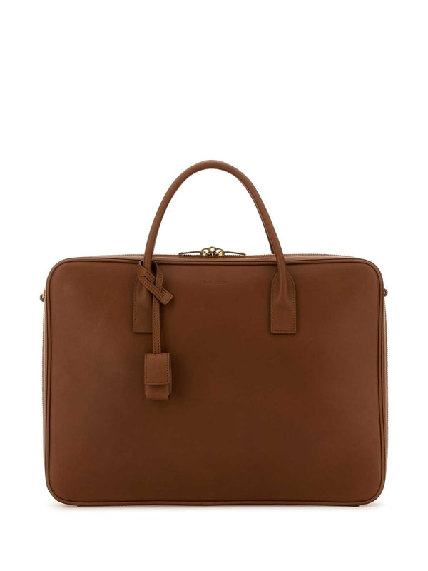 Bauletto Large Brown Brief Case