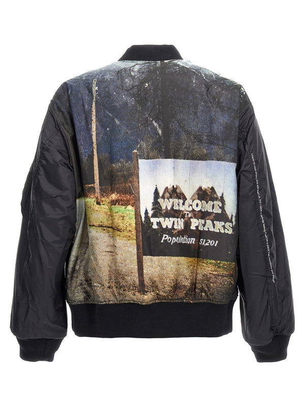 Graphic
  Printing Bomber Jacket