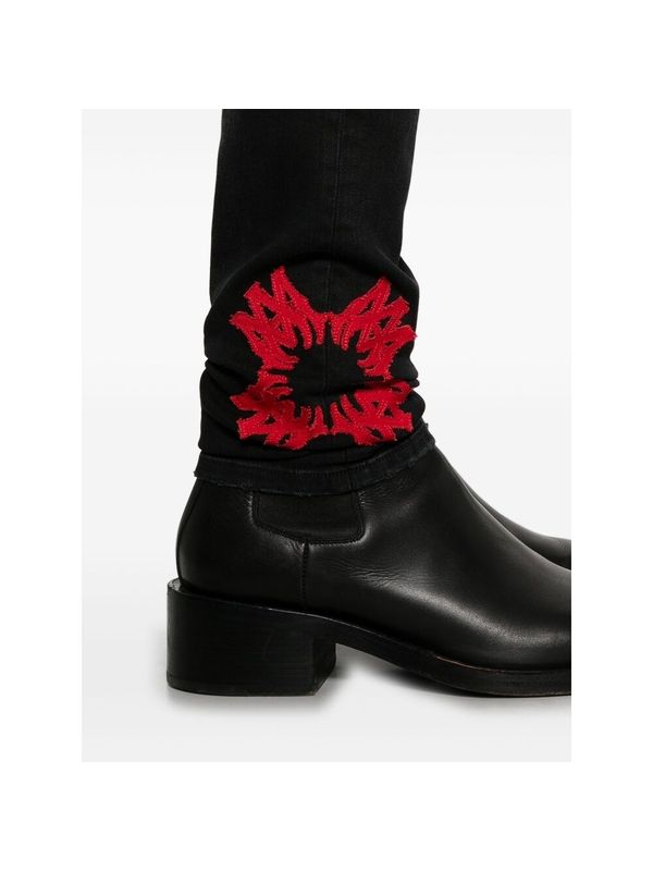 Ma ロゴ パターン ダメージ加工
デニムパンツ