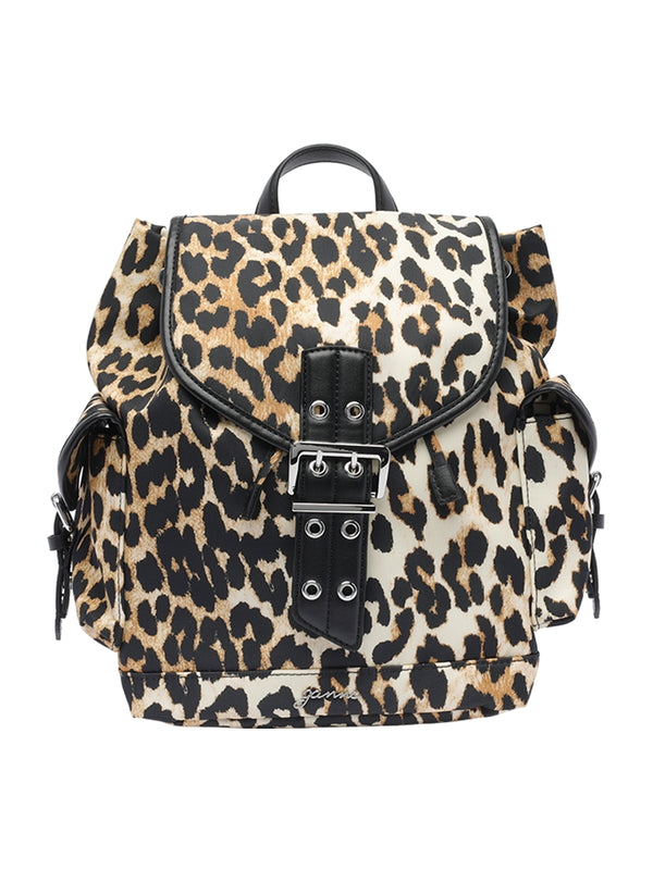 Ganni Brown Backpacks