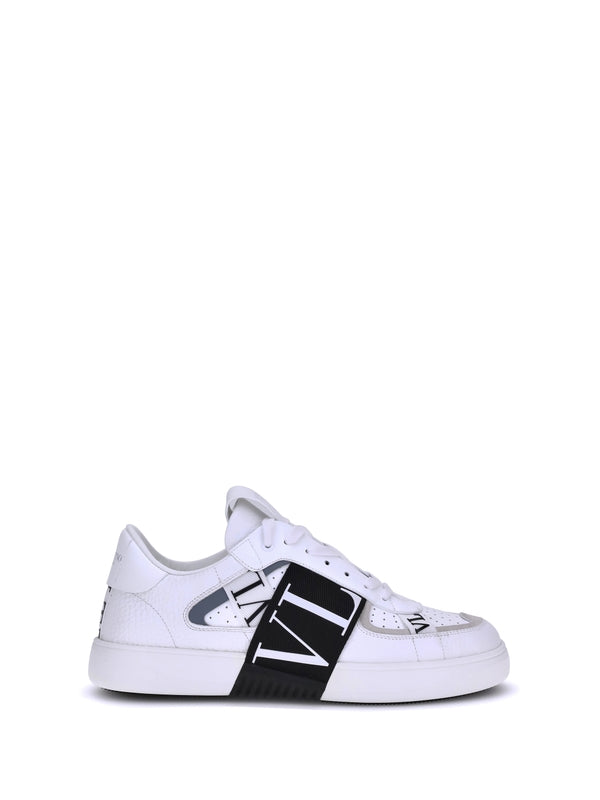 Valentino White Low Top Sneakers