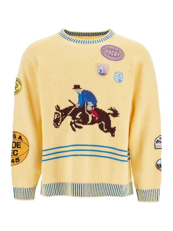 Crewneck Alpaca Wool Blend Knit