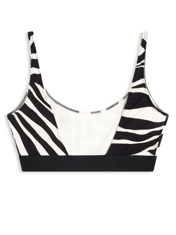 Logo Banding
  Animal Pattern Bra