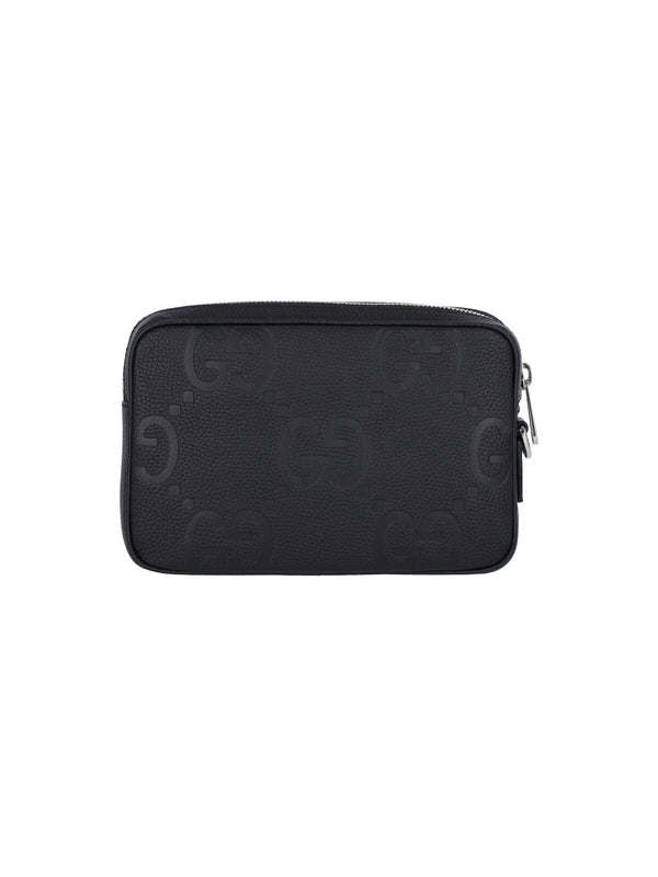 GG Leather Small Pouch Bag