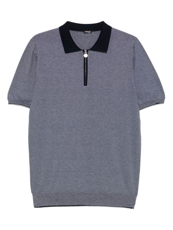Kiton Navy Polo Shirt