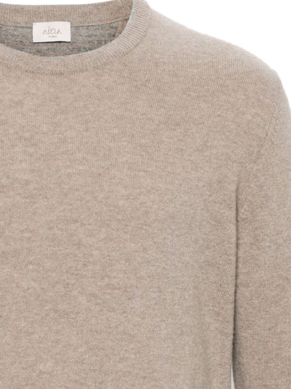 Elbow Patch Crewneck Wool Knit