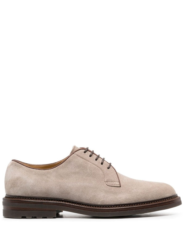 Suede Lace-Up Shoes