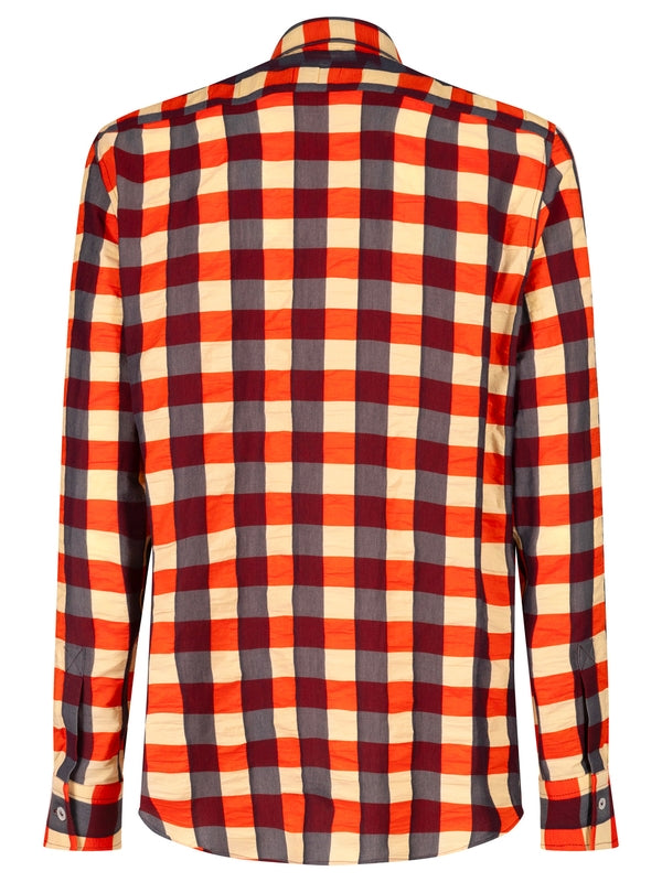 3D Check Cotton Shirt