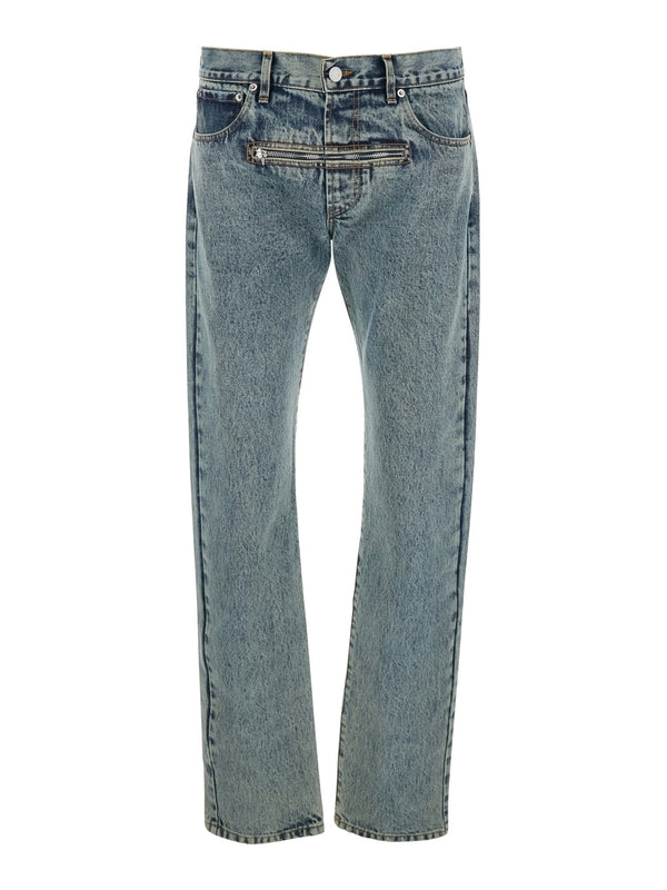 Jordanluca Blue Denim Pants