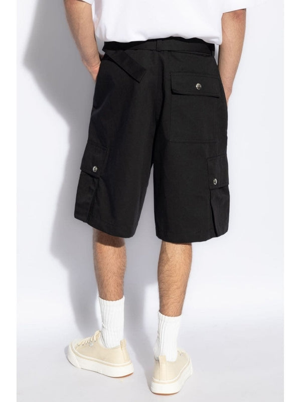 Cotton Linen Bermuda Shorts