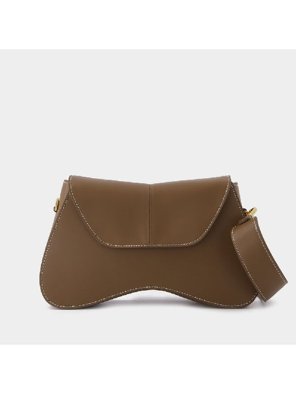 Space Leather Shoulder Bag