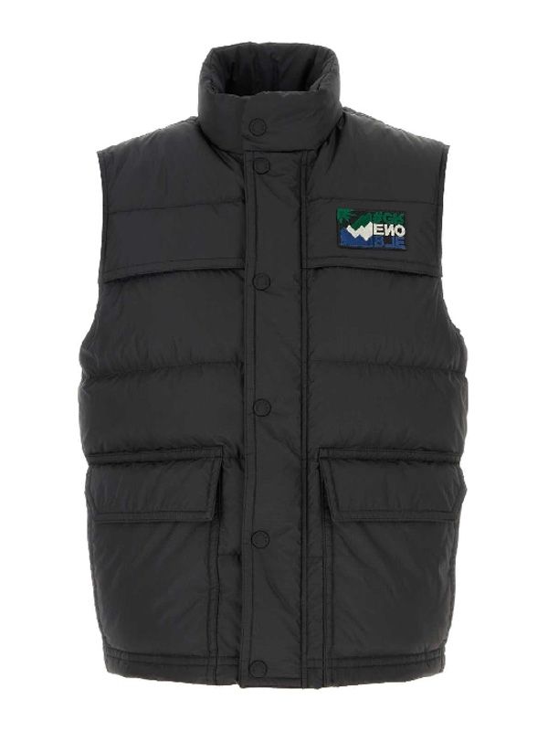 Logo Patch Padded Down Vest