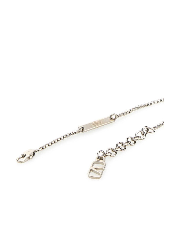 V Logo Metal Bracelet