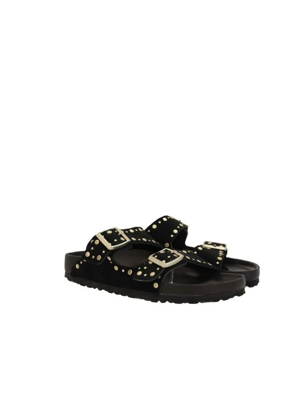 Arizona Rivet Detail Suede Sandals