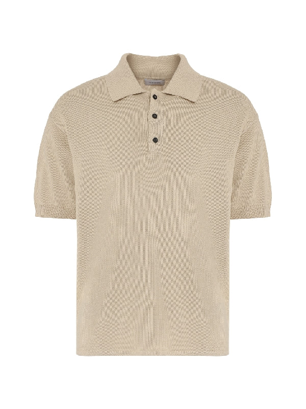 Viscose Knit Polo Shirt