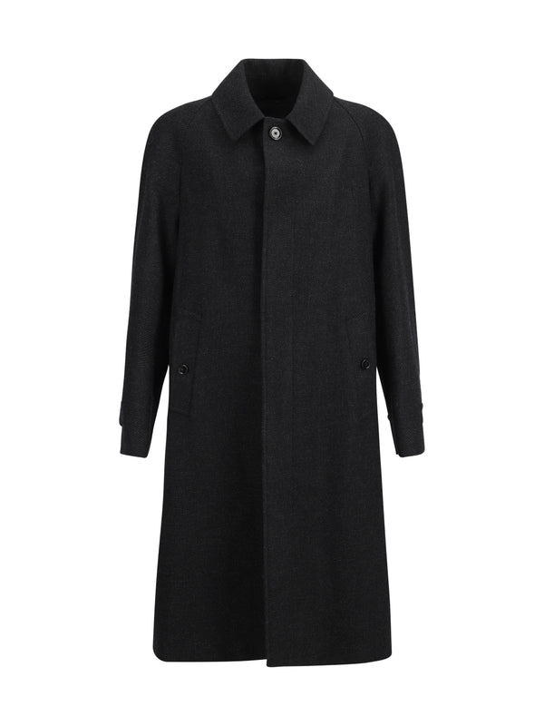 Wool Cashmere Single Coat