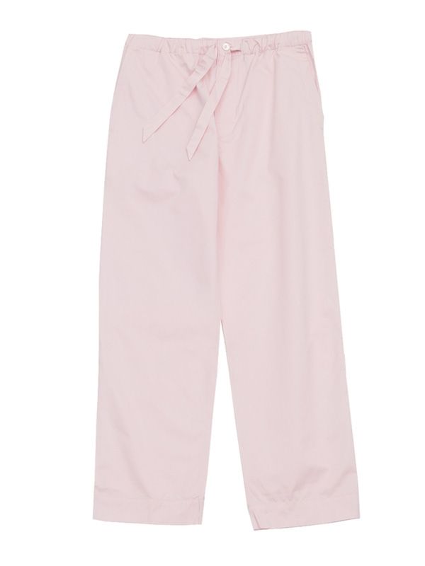 Point Stripe Satin Pajama Shirt