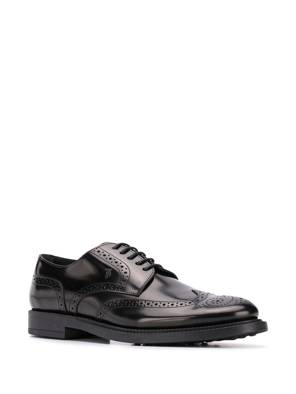 Wingtip
  Leather Lace-Up Shoes