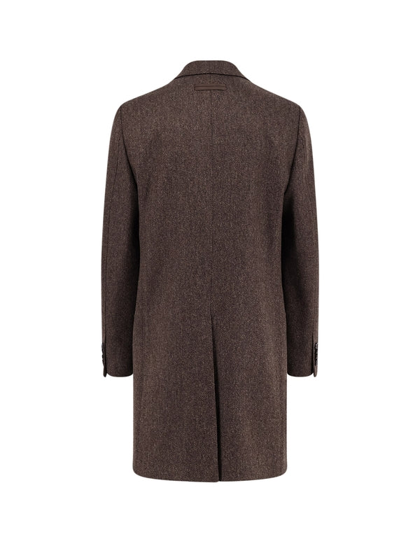Z Zegna Brown Coats