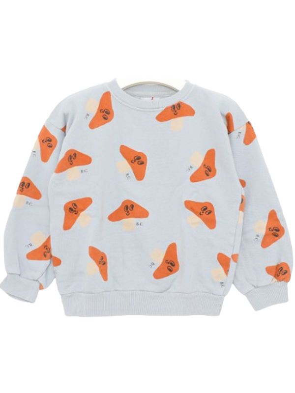 Allover Printed Crew Neck Sweatshirt