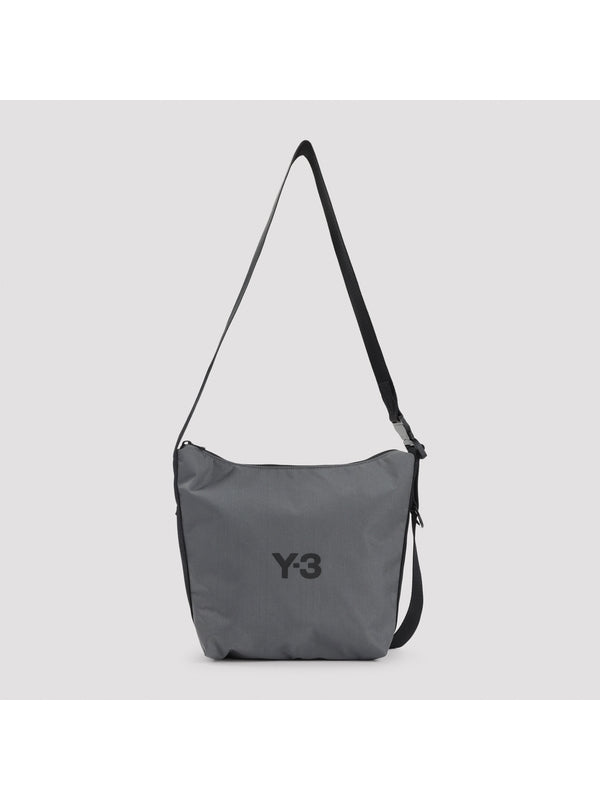 Y-3 Grey Cross Bags