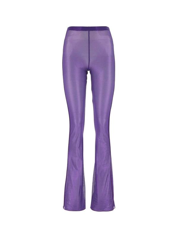 Bootcut Sheer Nylon-Blend Pants