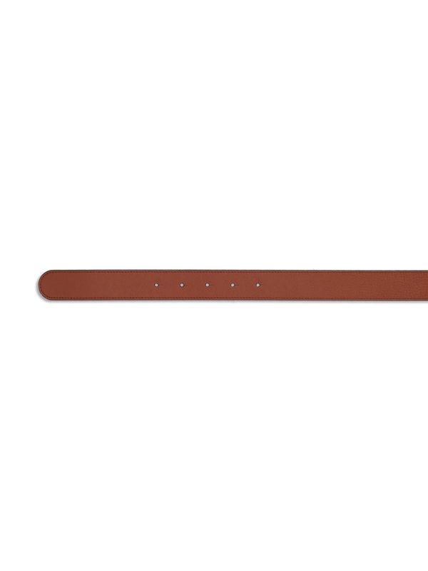 V Logo Leather Belt