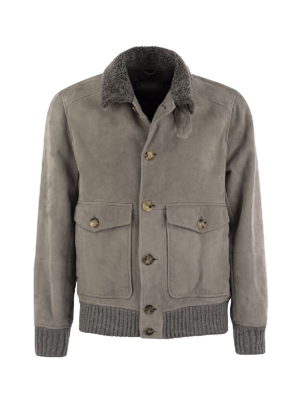 Leather
  Shearing Jacket