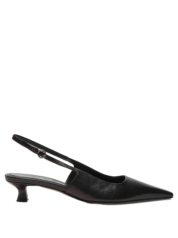 Adie Black Slingback Heels