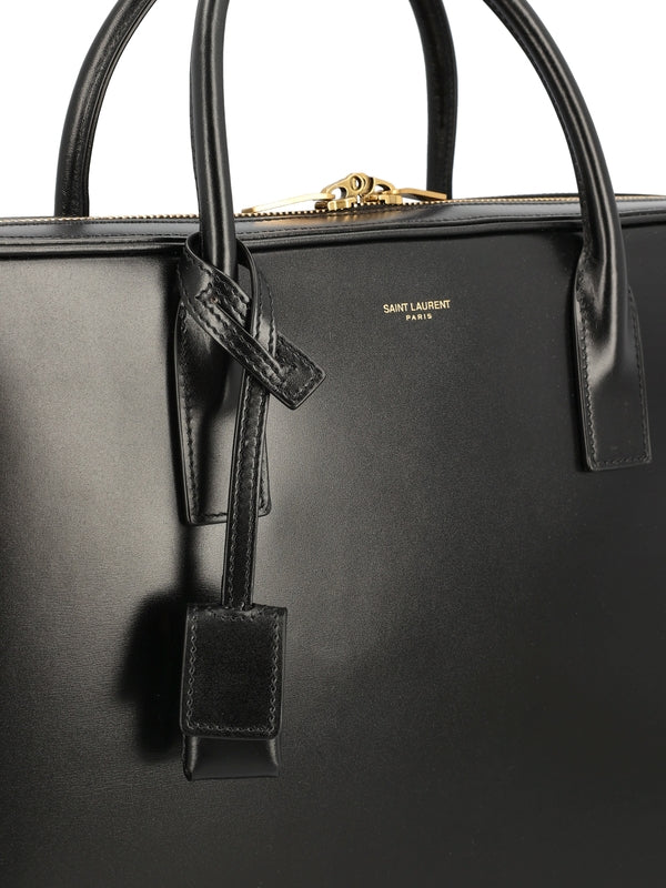 Bauleto Large Black Brief Case