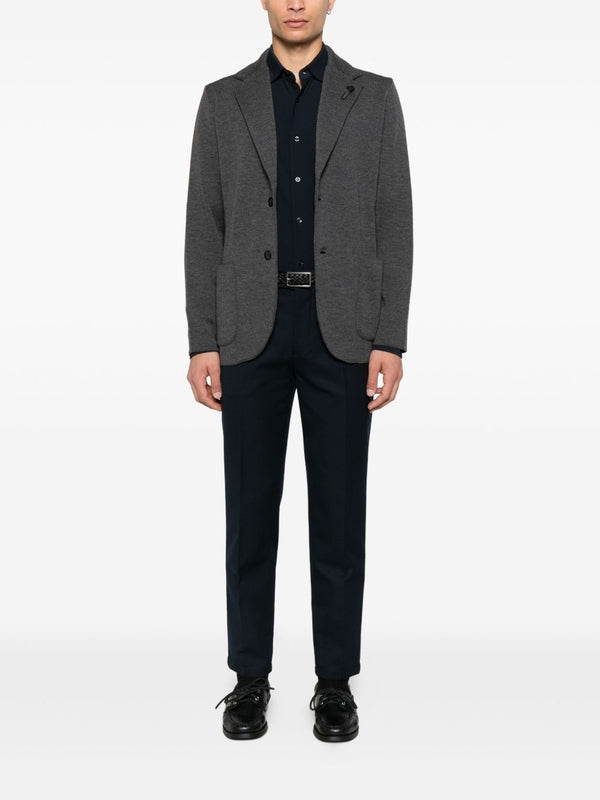 Lardini Gray Tailored Jacket