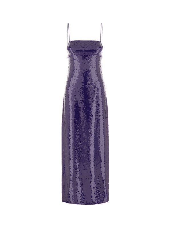 Arancio Sequin Slip Dress