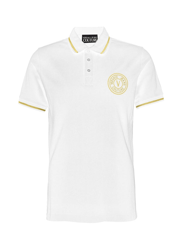 Chest Logo Cotton Polo Shirt