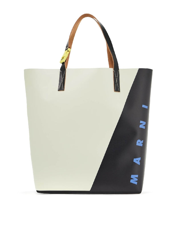 Tribeca Logo Two-tone Tote Bag - Jente