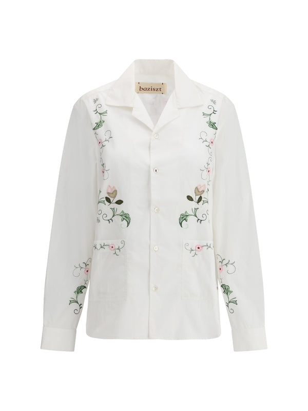 Baziszt White Shirts & Blouses