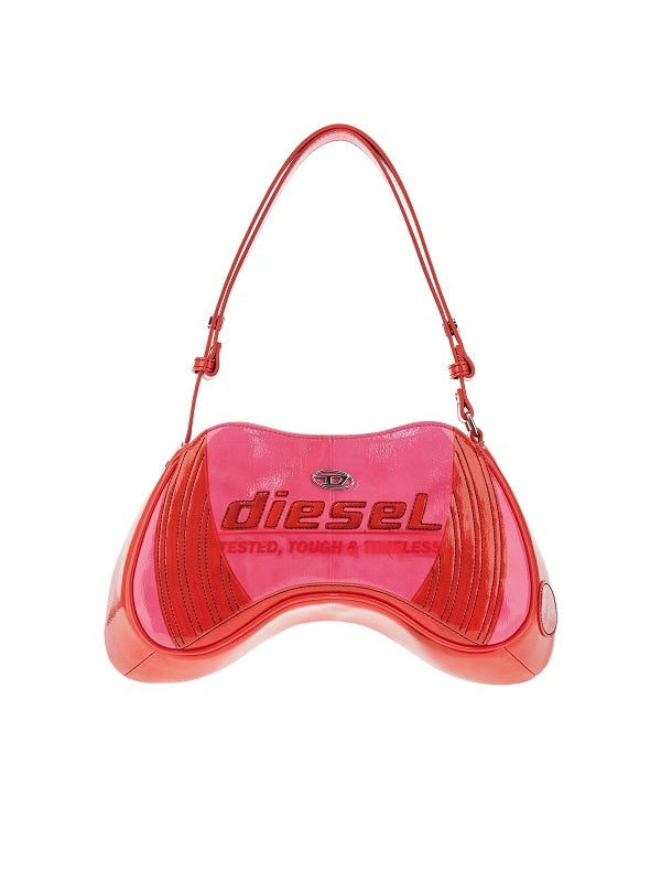 Play Logo Glossy Shoulder Bag